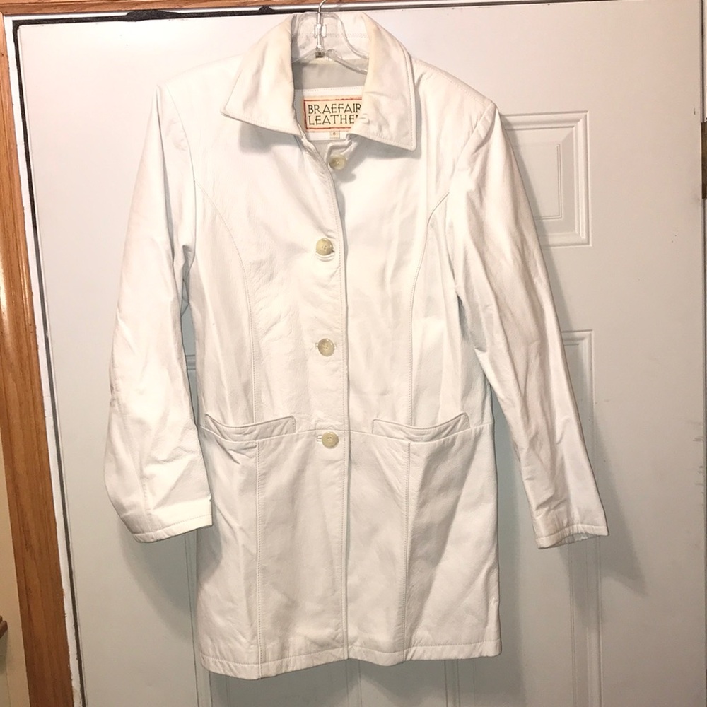 Vintage‎ Braefair Leather Coat 6